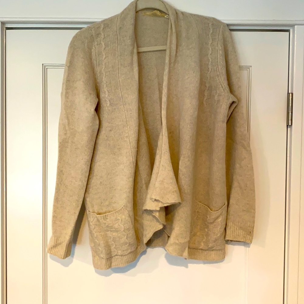Cream Cashmere Anthropologie Sweater